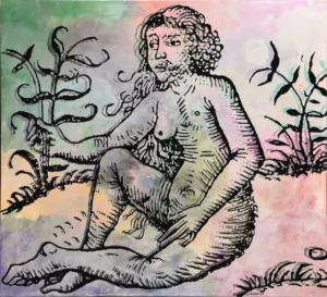 Mitja Tušek, Half, tableau de la série Schedel présentée à l'exposition Wait and See